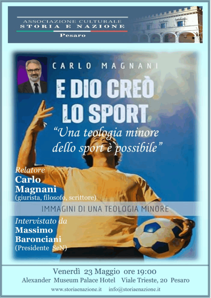 E Dio creò lo Sport