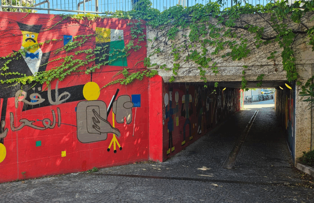 Pesaro, sottopasso di Via Alcide De Gasperi