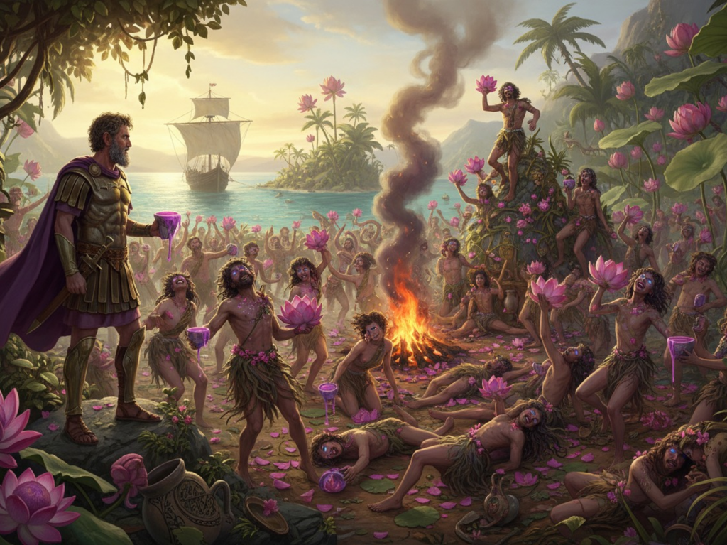 Ulisse sull'isola dei Lotofagi/Amanti del Woke